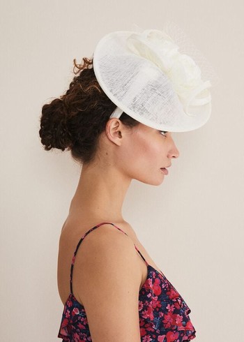 Phase Eight Ivory Flower Fascinator Hats White Australia | CK2657104